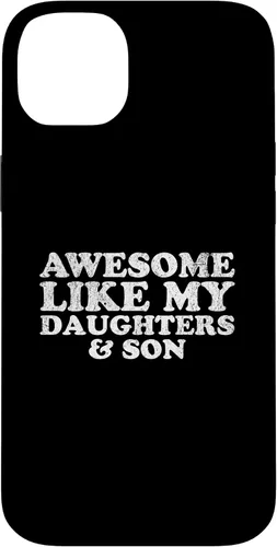 Vista 15 de Awesome Like My Two Daughters and Son Funny Mom Dad Parent Case for iPhone 16