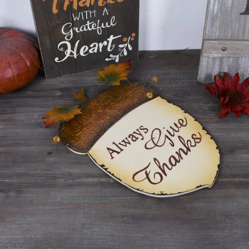 Vista 6 de Decoración de bellota de otoño colgante de madera cosecha rústica de otoño Decoración de bellota colgante B