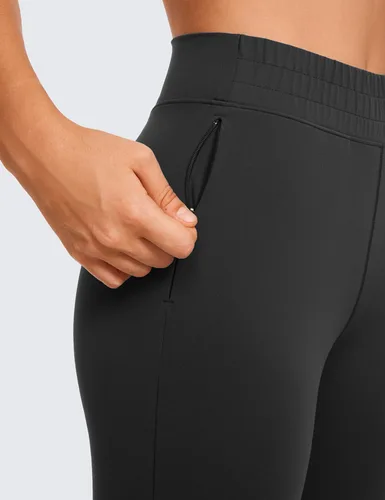 Vista 4 de CRZ YOGA Butterluxe - Pantalones deportivos de cintura alta para mujer de 27 pulgadas, pantalones de yoga suaves con bolsillos, leggings