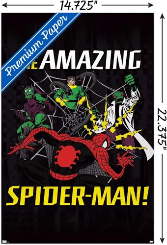 Vista 3 de Trends International Marvel Comics Spider-Man - Póster de pared de villanos Versión premium sin marco