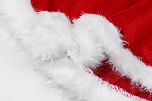 Vista 5 de Sersllta Vestido de Papá Noel para niñas, disfraz de Papá Noel con sombrero