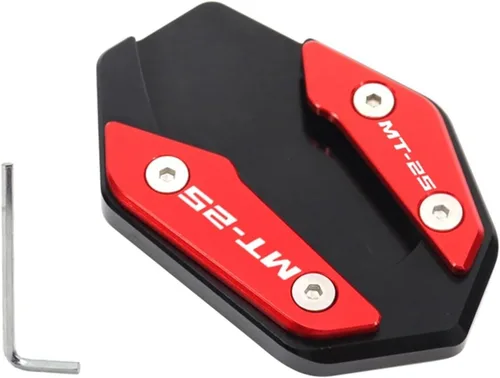 Vista 17 de Soporte de extensión lateral de pie para motocicleta para Yamaha YZF R3 R25 MT03 MT25 2019 2022 MT 03 25 R 3 25 (color: MT03 azul)
