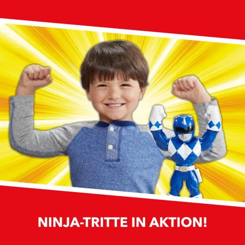 Vista 4 de Power Rangers Playskool Heroes Mega Mighties Blue Ranger Marrón/a