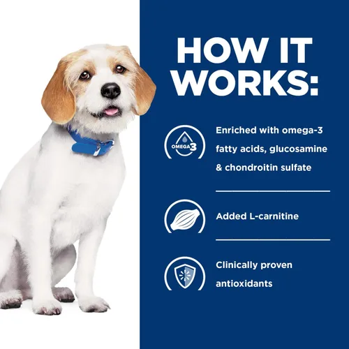 Vista 9 de Hill's Prescription Diet j/d Joint Care Small Bites - Alimento seco para perros, pollo, bolsa de 8.5 libras