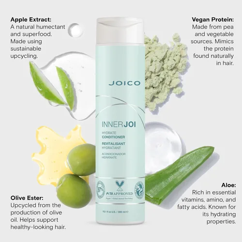 Vista 4 de Joico InnerJoi Hydrate Conditioner For Dry Hair & Scalp Sulfate & Paraben Free Naturally-Derived Vegan Formula