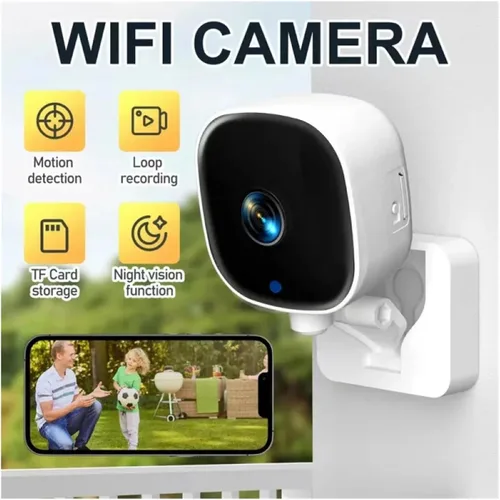 Vista 3 de Cámara de seguridad para el hogar WiFi 1080P Blanco