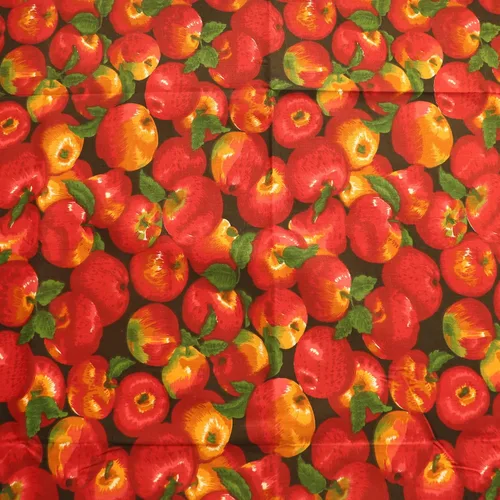 Vista 12 de Zen Creative Designs The Yard - Tela estampada de la colección de frutas de polialgodón, 58 pulgadas de ancho, tela con estampado de frutas Manzanas