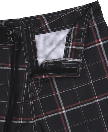 Vista 4 de Nonwe Pantalones cortos de playa ligeros y sólidos para hombre con forro, Azul