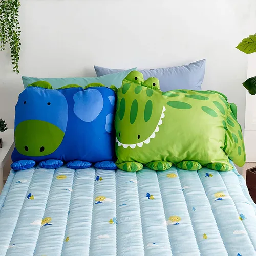 Vista 6 de The Original Milo & Gabby - Funda de almohada para niños, Albert el cocodrilo, funda de almohada para mascotas para niños Alberto el cocodrilo