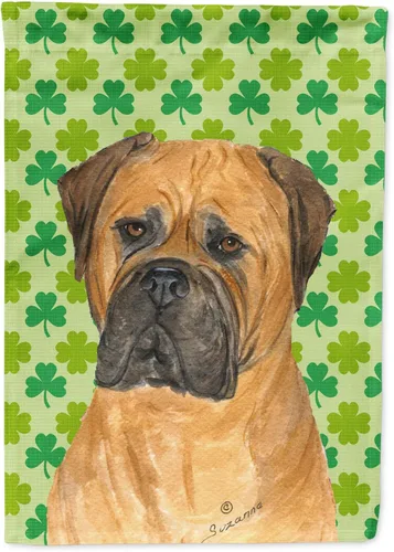 Vista 231 de Caroline's Treasures SS4442GF Affenpinscher Bandera de jardín con retrato de trébol del día de San Patricio para buzón, bandera decorativa