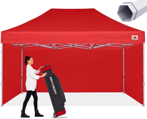 Vista 20 de ABCCANOPY - Tienda de campaña con dosel de primera calidad, sombra instantánea comercial, 10 x 15, serie premium, gris