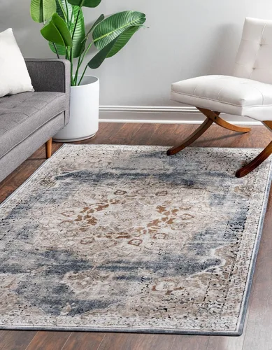 Vista 26 de Unique Loom Chateau Collection - Alfombra de área Roosevelt (2' 2" x 3' 1", rectangular, caqui/beige)