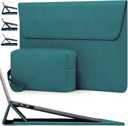 Vista 15 de HYZUO Funda para portátil de 15 pulgadas con soporte ajustable, gris Gris espacial