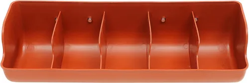 Vista 10 de DOITOOL Comedero de cabra para granos, alimentador de valla de plástico para cerdos, canal de alimentación de montaje de 4 compartimentos