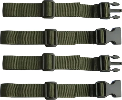 Vista 9 de Correa de pecho para mochila, 2 juegos de correas de esternón para mochilas, accesorios para mochila al aire libre para viajes Negro