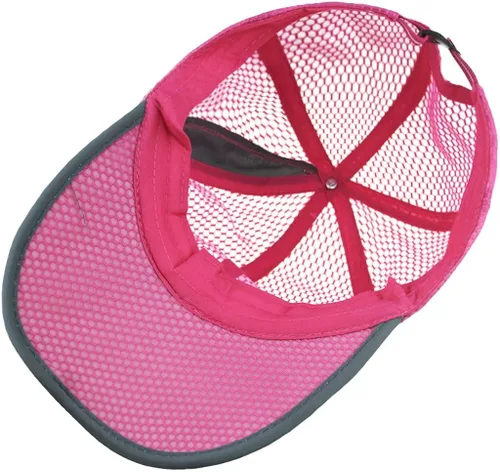 Vista 7 de Gorra De Béisbol Malla Transpirable unisex. Gorra con protección anti UV ajustable Snapback Tenis Golf Running Pesca Ciclismo