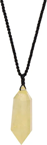 Vista 12 de Collar grande de cristal curativo de 2 pulgadas, colgante mineral natural con cordón ajustable