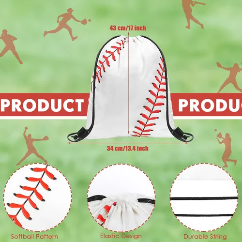 Vista 16 de Eccliy 24 bolsas de baloncesto con cordón para deportes, gimnasio, con cordón para baloncesto, regalos para adultos