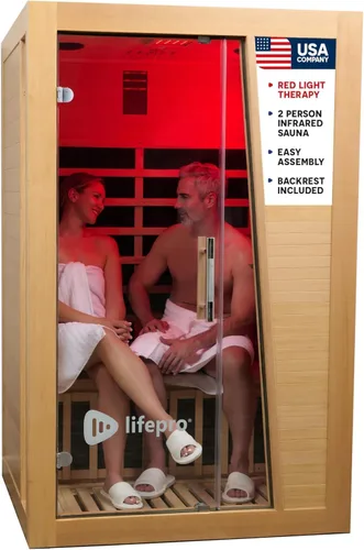 Vista 10 de LifePro Rejuvacure - Sauna interior para 1 o 2 personas, luz roja, modelos