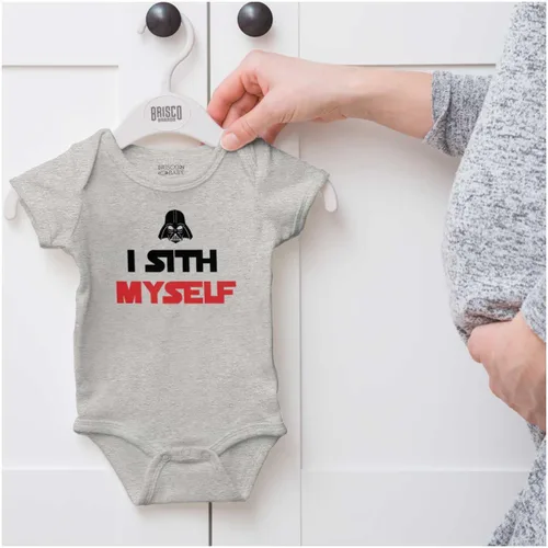Vista 5 de Brisco Brands Spaced Myself Dark Galaxy Nerd Baby Romper Niños o Niñas
