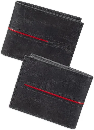 Vista 2 de GUESS Men's Leather Slim Bifold Wallet