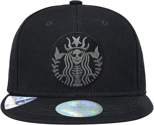 Vista 3 de Gorras de béisbol unisex con bordado de calavera para hombre