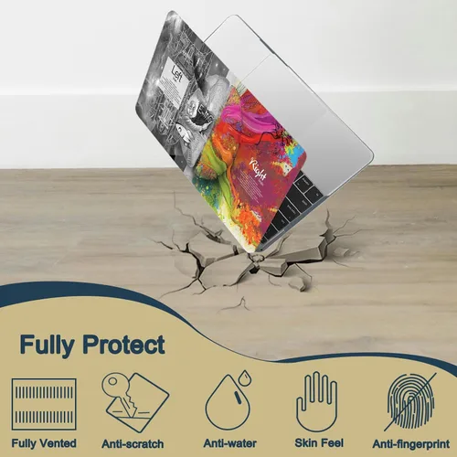 Vista 94 de Funda compatible con MacBook Air de 11 pulgadas 2015-2010 A1465 A1370, diseño impreso de plástico para laptop, carcasa protectora Air de 11.6