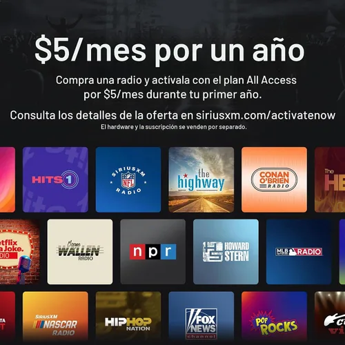 Vista 5 de SiriusXM Caja Boom de radio de acoplamiento y juego SXSD2