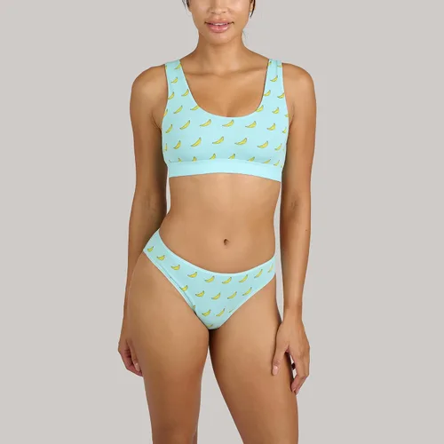 Vista 4 de MeUndies Bikini de algodón elástico para mujer - Bragas cómodas - Paquete de 3 - Tela exclusiva de Tienda