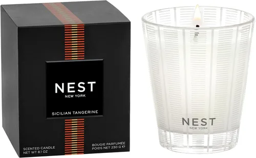 Vista 8 de NEST New York Vela clásica perfumada, bambú, 8.1 onzas, tiempo de combustión de hasta 60 horas, recipiente de vidrio reutilizable
