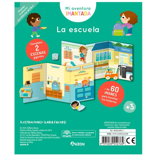 Vista 2 de Aventura imantada. La escuela Gráfico mural – 1 Noviembre 2024