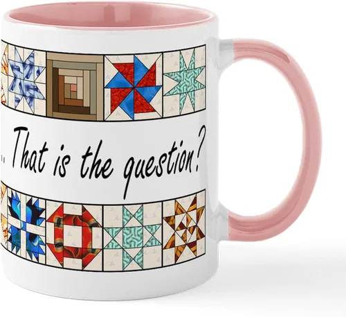 Vista 9 de CafePress I'd Rather Be Quilting Mug Taza de café de cerámica de 11 oz (11.0 fl oz)