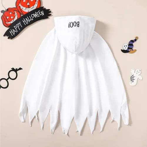 Vista 3 de Disfraz de Halloween para bebé, capa de fantasma, poncho con capucha