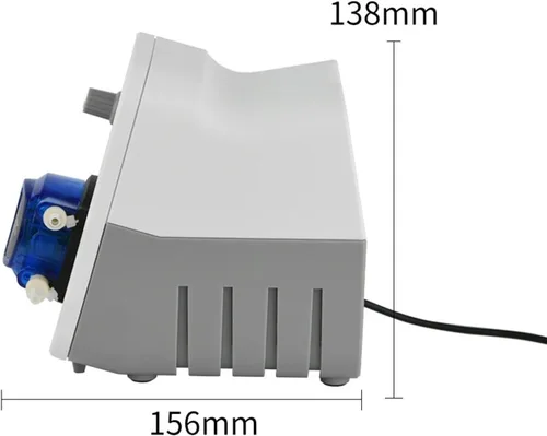 Vista 4 de 120-300ml/min KCPA300 Mini Peristaltic Pump 24V DC Motor 4mmx7.2mm with Adjustable Flow Gear Structure(AU)
