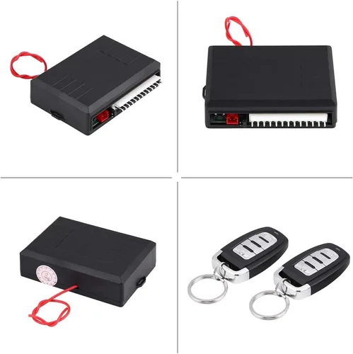 Vista 3 de Sistema universal de entrada sin llave para cerradura de puerta de coche, kit de bloqueo de puerta central remoto DC 12V