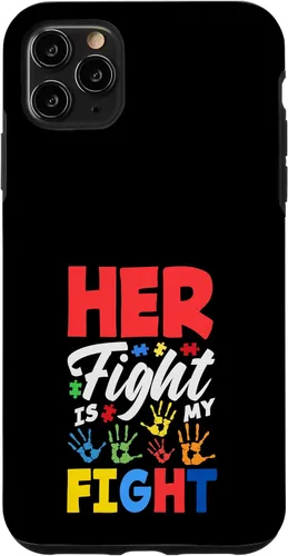 Vista 13 de Her Fight is My Fight Autism Awareness Case for iPhone XR