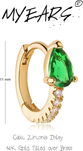 Vista 5 de MYEARS Women Huggie Earrings Gold Hoop 14K Gold Filled Small Simple Hypoallergenic Everyday Jewelry
