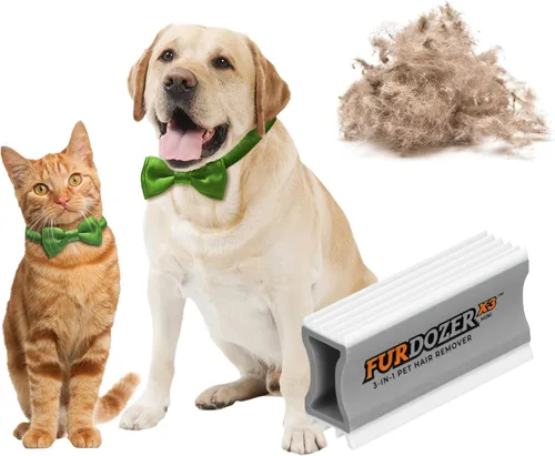 Vista 10 de FurDozer - Removedor de pelo de mascotas y herramientas de detallado automático, removedor de pelo de gatos y perros para alfombras, interiores