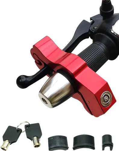 Vista 7 de Cerradura de acelerador de motocicleta, agarre universal de alta resistencia para manillar de motocicleta, apto para motocicletas, motos, scooter