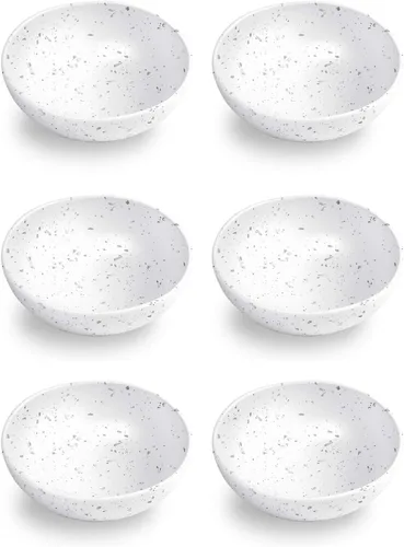 Vista 7 de TarHong Matte Craft Cuenco Coupé, 7 x 2.4 pulgadas, 34 onzas, melamina, juego de 6 Artesanía mate