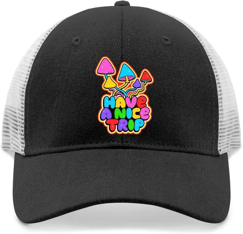 Vista 9 de devor Hats Have a Nice Trip Baseball Cap for Men Funny Hats Adjustable