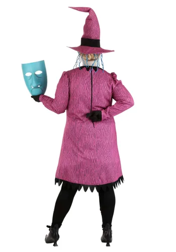 Vista 3 de Disfraz de Mujer Shock Talla Plus de Pesadilla Antes de Navidad Multicolor