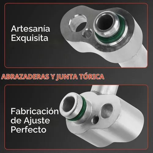 Vista 3 de A-Premium Conjunto de manguera de línea de descarga de A/C compatible con Volkswagen