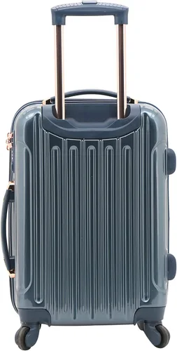 Vista 3 de Kensie Alma - Equipaje rígido con ruedas giratorias para mujer, Azul Midnight), KN-67903-410