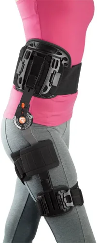 Vista 8 de Breg Soporte de cadera de alcance en T (pequeño derecho (24" - 31" cintura)) Hip surgery recovery for men & women, limits hip abduction and