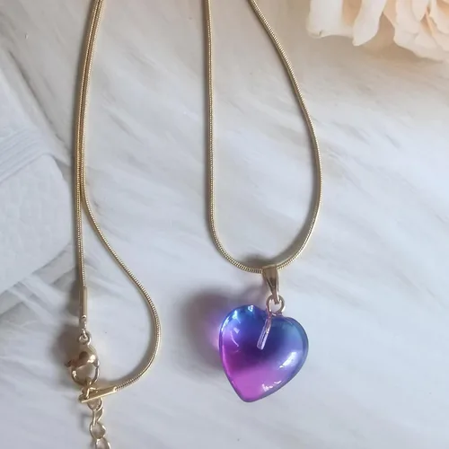 Vista 6 de Xeahung 12 colgantes en forma de corazón, cuentas de cristal de cristal para hacer joyas, pulseras, aretes, collares, adultos, proyectos