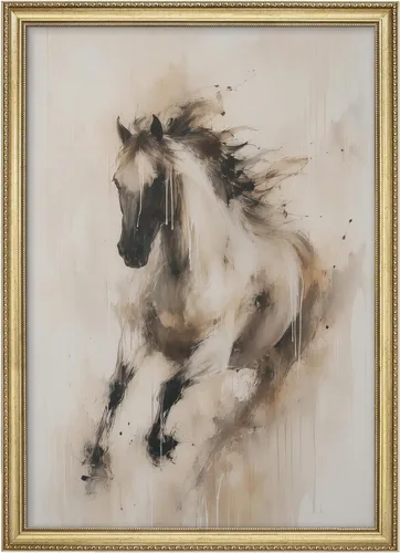 Vista 163 de MUDECOR Lienzo enmarcado prémium para pared, pinos nevados en bosque de invierno, ilustraciones modernas, arte contemporáneo, escénico, divertido
