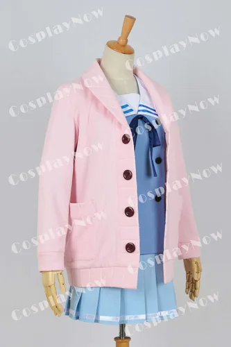 Vista 2 de CosplayNow Beyond The Boundary Mirai Kuriyama Cosplay disfraz rosa
