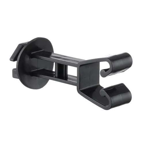 Vista 3 de 25 aisladores eléctricos para cercas de eslabones de cadena, aisladores extendidos, color negro
