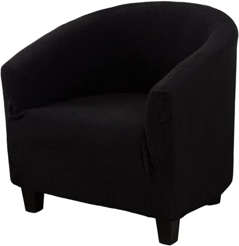 Vista 12 de NILUOH - Funda elástica para silla de club, cubierta elástica para silla de bañera, fundas para silla de barril, fundas para sillón, cubierta para 01